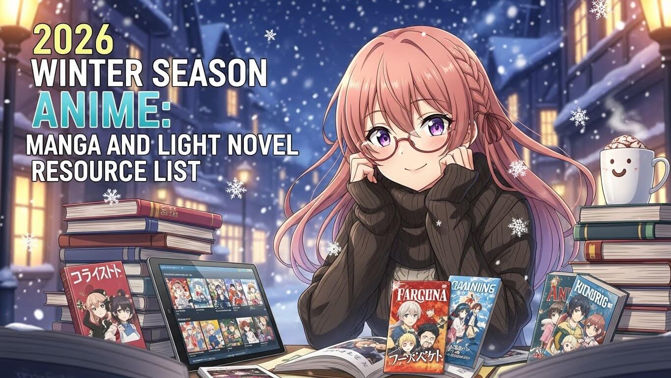 2026 Kış Sezonu Animeleri: Manga ve Light Novel Kaynak Listesi