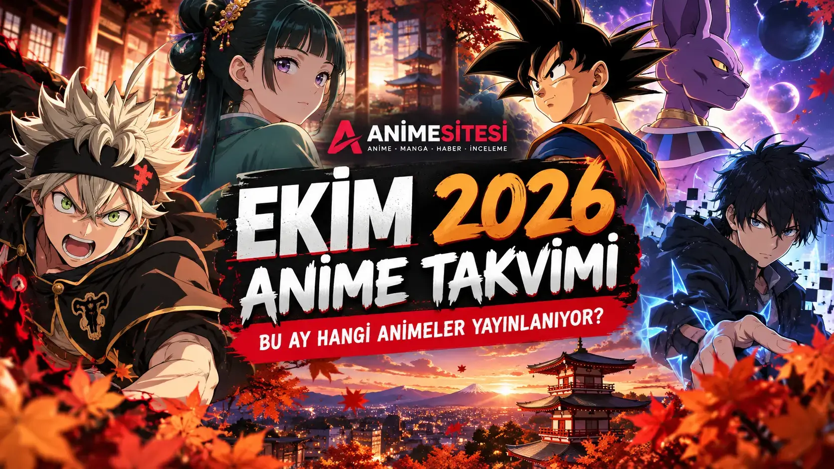 Ekim 2026 Anime Takvimi: Bu Ay Hangi Animeler Yayınlanıyor?
