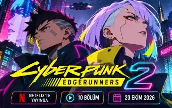 Cyberpunk Edgerunners 2 anime karakterleri ve Night City